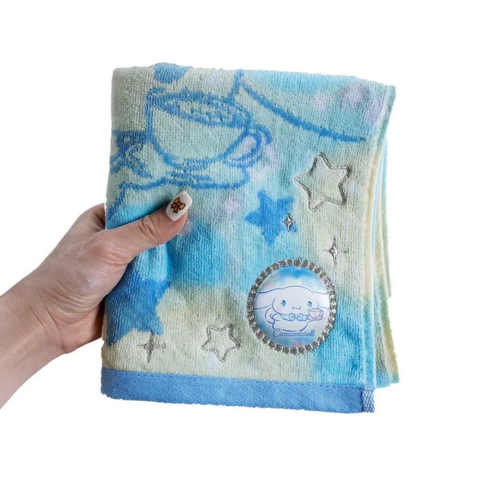 Marushin Gesicht Sanrio Yumekira Antibakteriell und Perfekt als Geschenk für 3725008000 Handtuch, Cinnamoroll, Zimt, Zimt, 100% Baumwolle, Desodorierend,