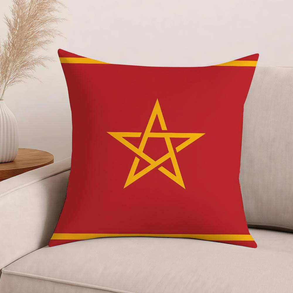 

Nation Morocco Pillow Case Office Cushions Suitable For Sofa Car Bedroom Decorative Cushion Cover 12x12Inch