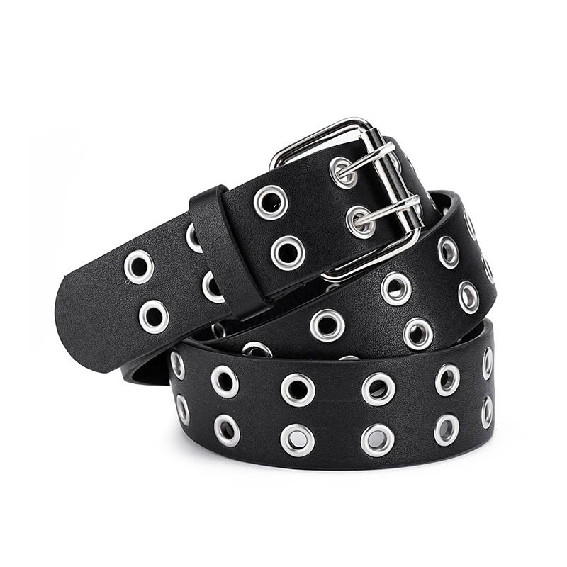 Bronze Bullet Belt Metal Belt Men And Women Punk Hardware Jeans Belt Y2K Belt Designer Belt Women'S Belt