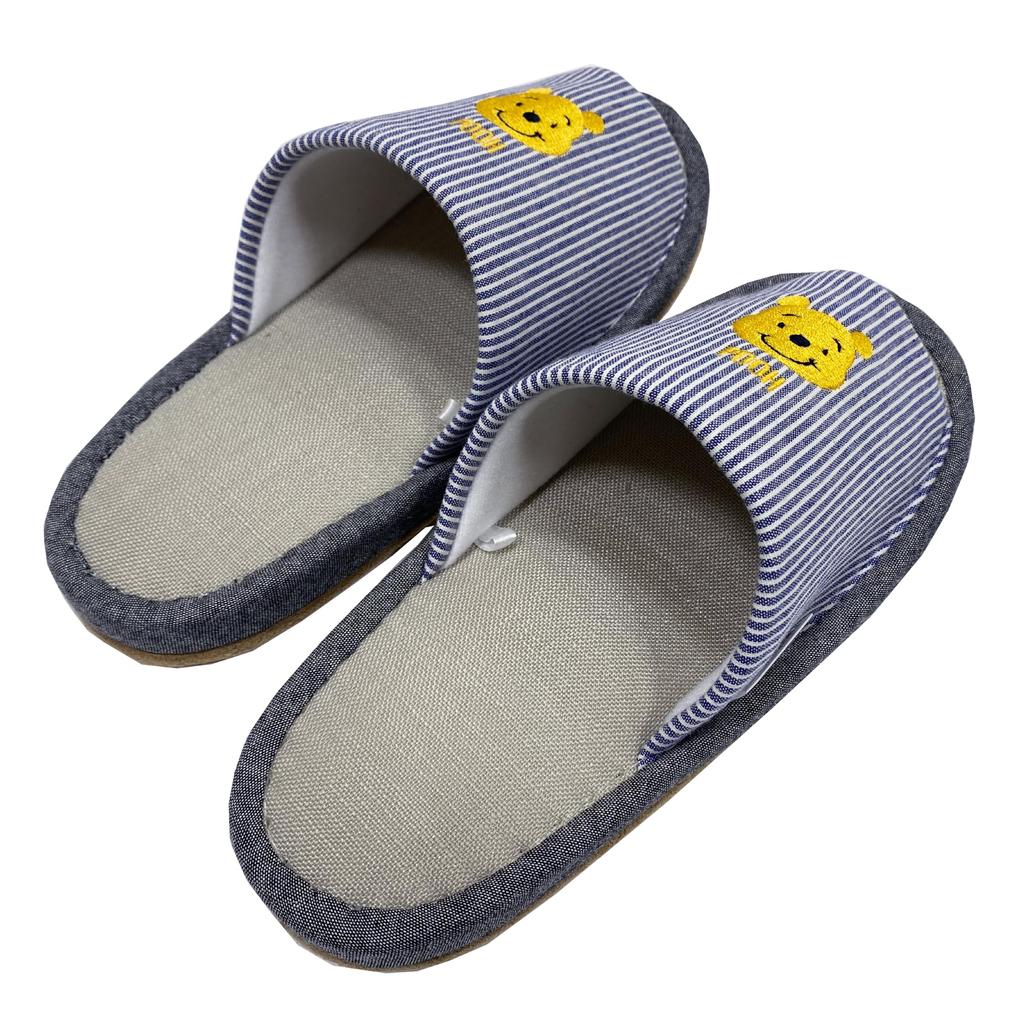 Disney with Outside Stitching Slippers, Navy, 24.0 Cm,