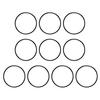 Pack of Swimming Pool Bulkhead O Rings Replacement Set 60mm Diameter Elastic Rubber Seal O Rings For Easy Installation