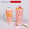 Baldes de Pipoca Descartáveis com Sacos e Laços (500 Conjuntos)