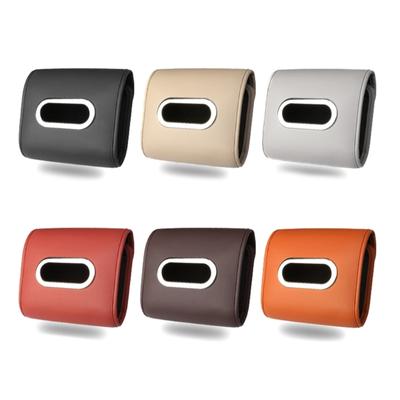 Scatola portatovaglioli per poggiatesta auto Borsa portasciugamani di carta per auto Decorazioni interne Scatola di carta per sedile posteriore