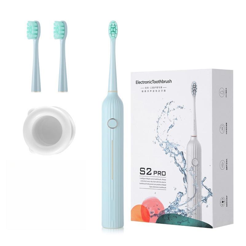 Electric Toothbrush Adult Smart Charging Couple Soft Hair Waterproof Sonic Wave, Electric Toothbrush