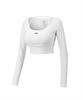 BORN TO WIN W Layered Strap Long Sleeve [White]