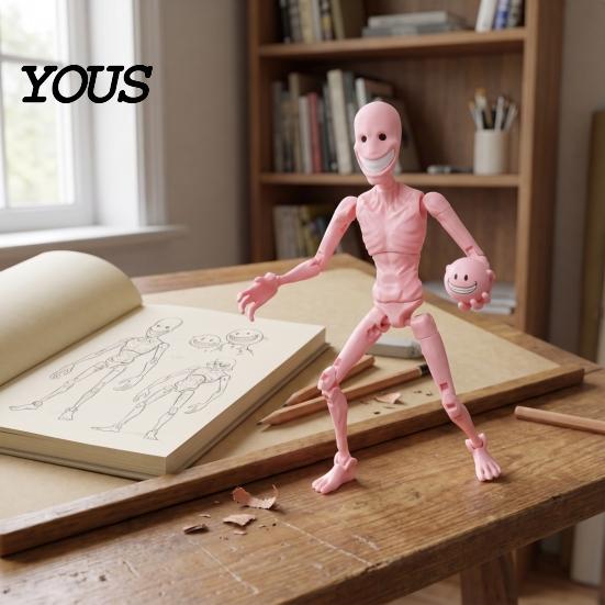 Articulated Horror Toys Figure, 3D Printed Posable Desktop Figurine, Movable Joint Figurines Theme Multi-Jointed Action Figures for Collectors,