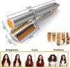 Professional Hairs Curler Straight Hair Comb Rotating Hair Brush Curler Styler 2 In 1 Hair Styling Tool Curling Iron With Brush