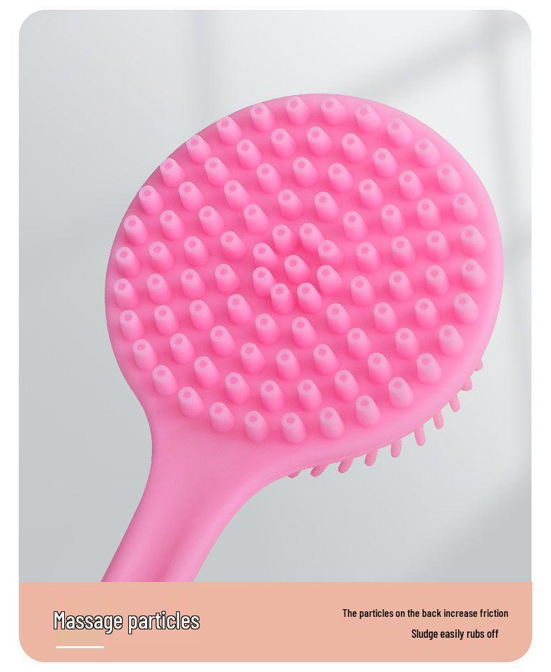 Long-Handle Soft Bristle Double-Sided Back Scrubber
