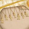 European & American Stylish Diamond English Alphabet Clavicle Necklace - Fashionable Light Luxury for Women