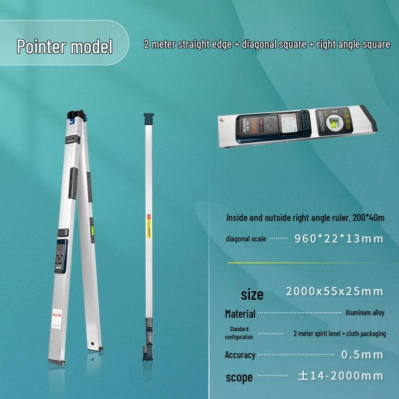 Thickened Aluminum Digital Spirit Level for Home Inspection and Construction