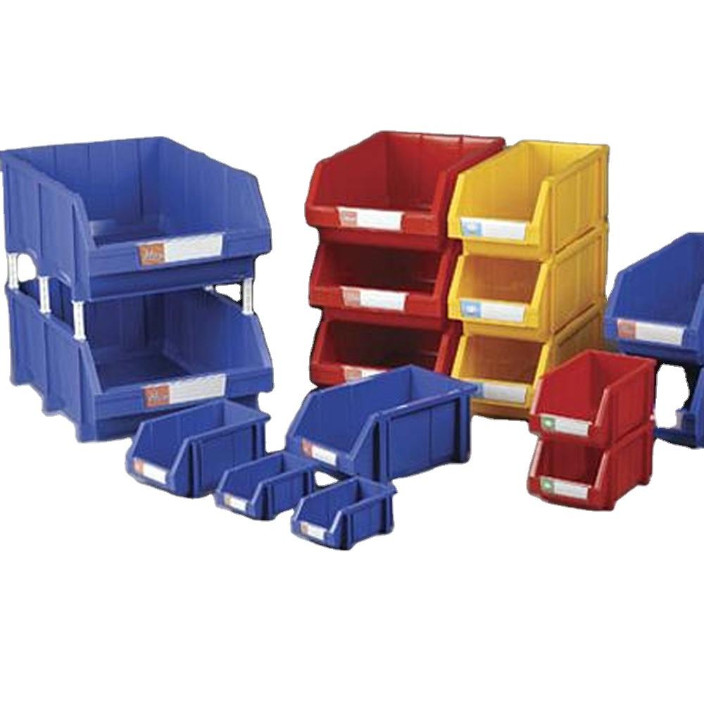 Warehouse Equipments Plastic Stackable Storage Shelf Bins/Spare Parts Bins жёлтый
