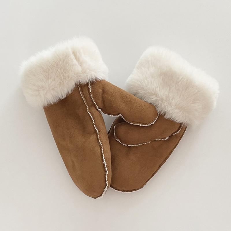 

Autumn Winter Thickened Outdoor Windproof Skiing Gloves Warm Versatile Cold Gloves