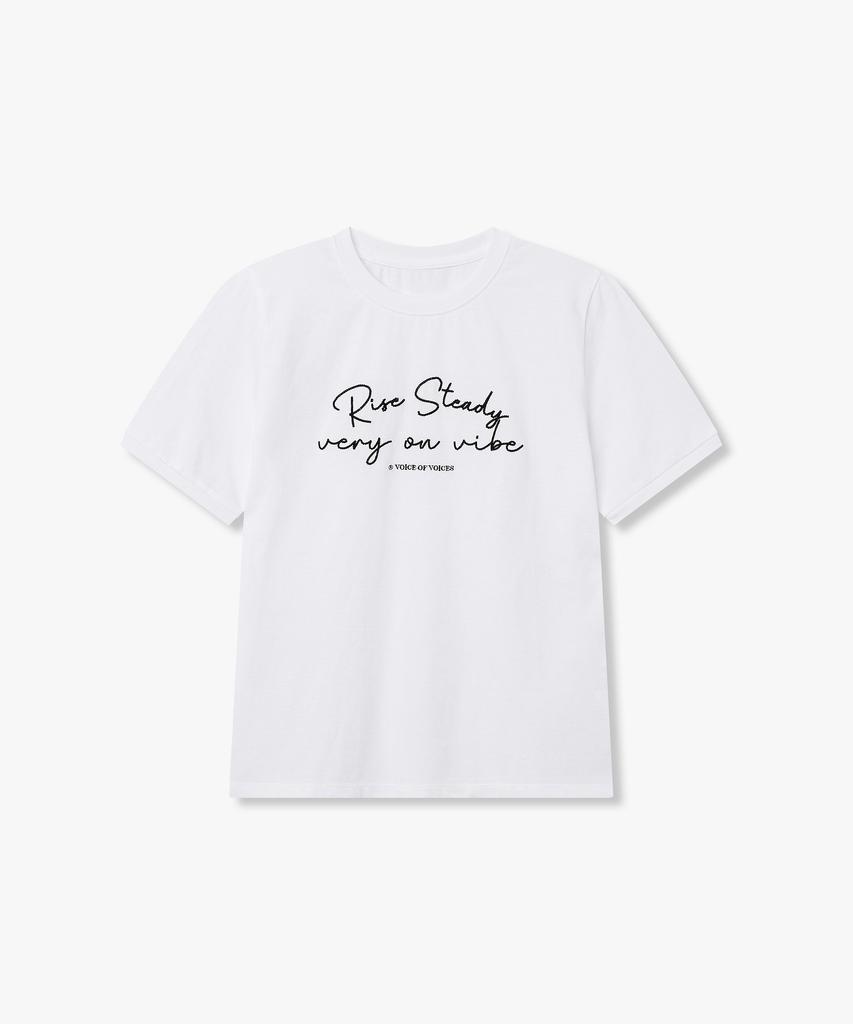 Bobeu Lettering Embroidery Ringer T-Shirt_White 7156240003