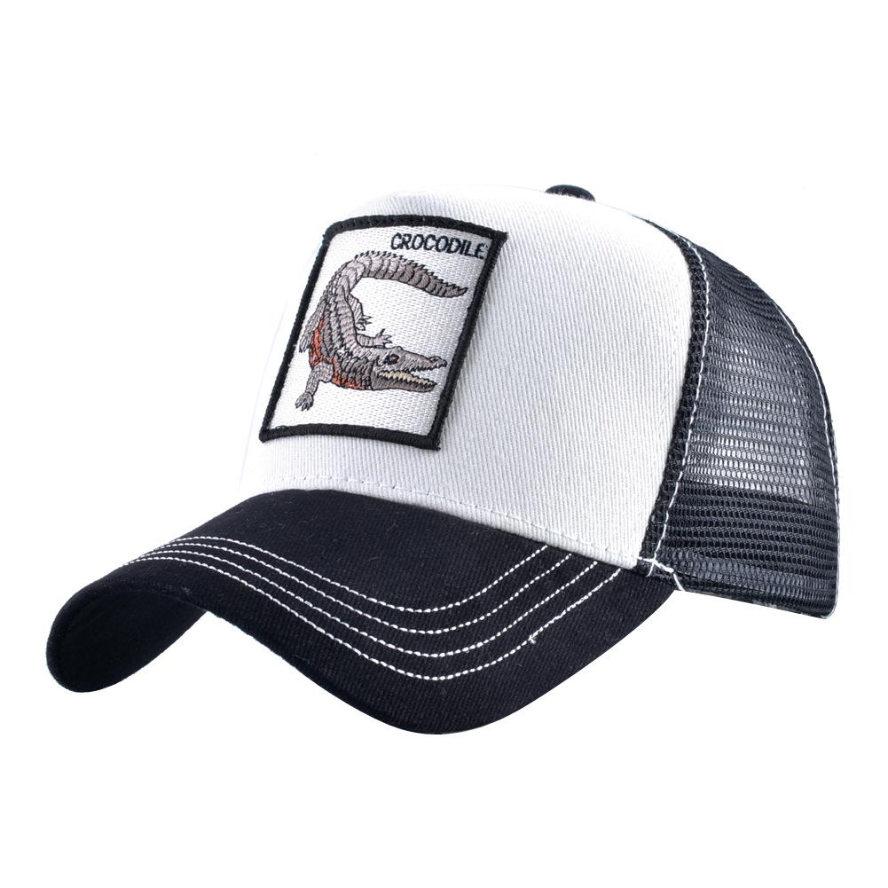Animal Embroidery Baseball Cap Male Truck Driver Hat Female Cap Outdoor Net Hat