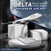 16cm for B747 Delta Airplane Static Model Metal Miniature Scale Aircraft Reception Area Ornament Suitable for Gift Giving