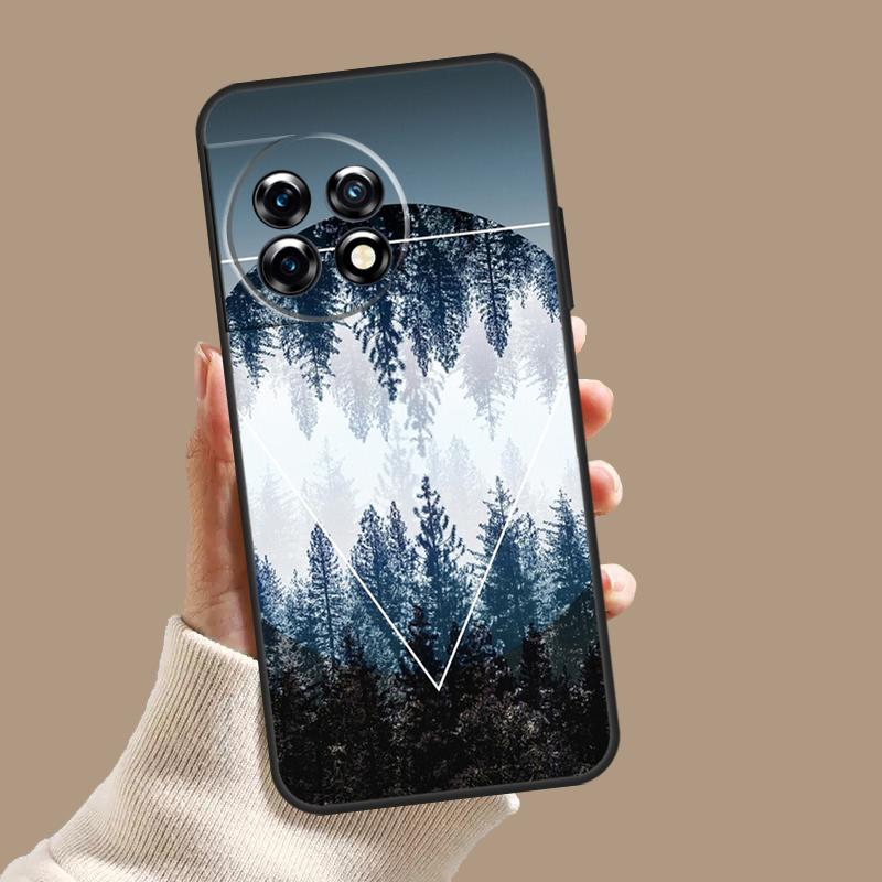 Forest Geometry Wood Nature Case For OnePlus Nord 5 CE 3 4 Lite N20 N30 OnePlus 15 13 12 11 8 9 10 Pro 10T 13T 13R Cover