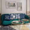 Funda De Almohada Azul Marino Para Decoracin De Sof Y Exteriores, Funda De Almohada Corta De Felpa, Funda De Almohada De