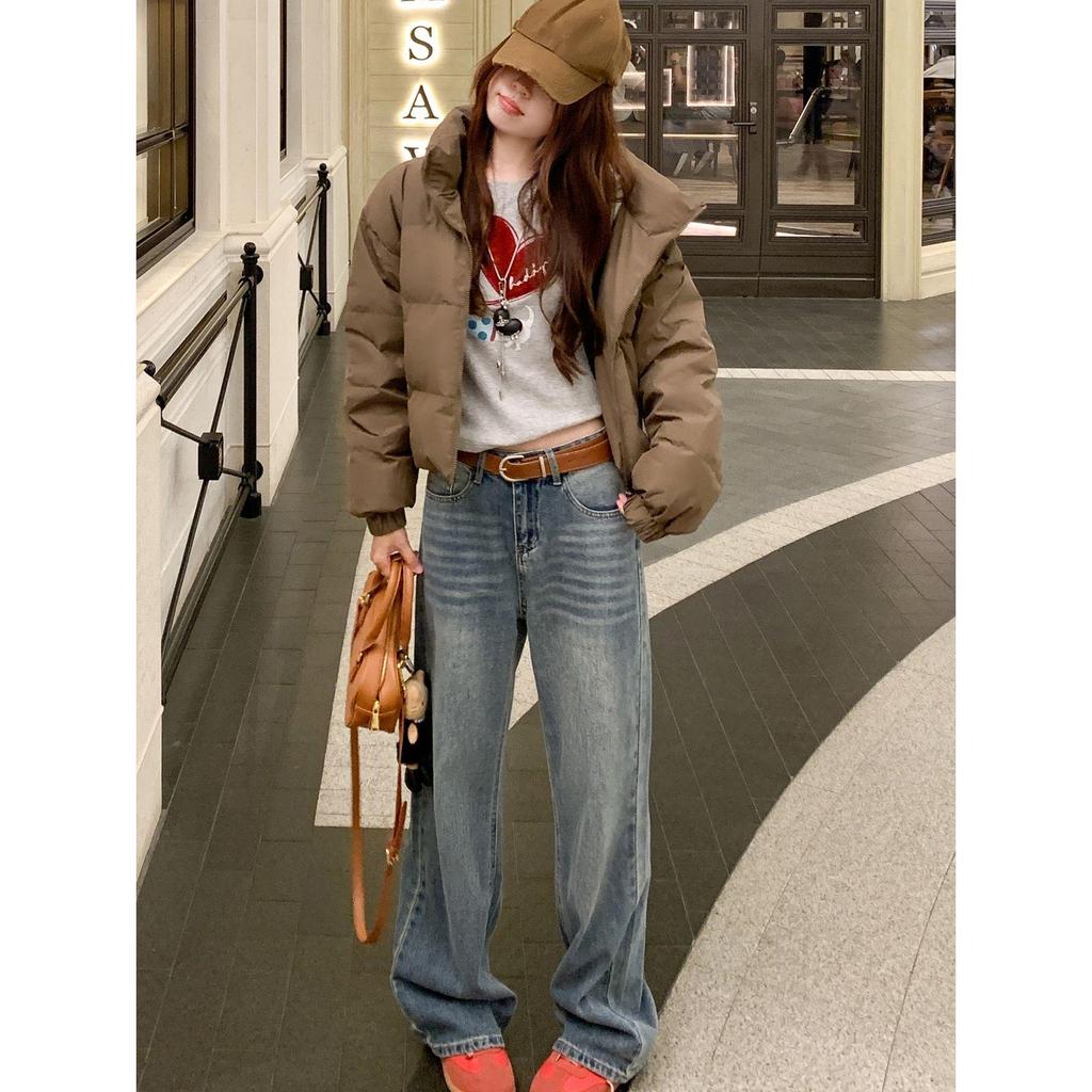 Women's Heart-Shaped Puppy Print Round Neck Long Sleeve T-shirt, Brushed for Spring, Autumn, Winter - Korean Style Fashion Base Layer.