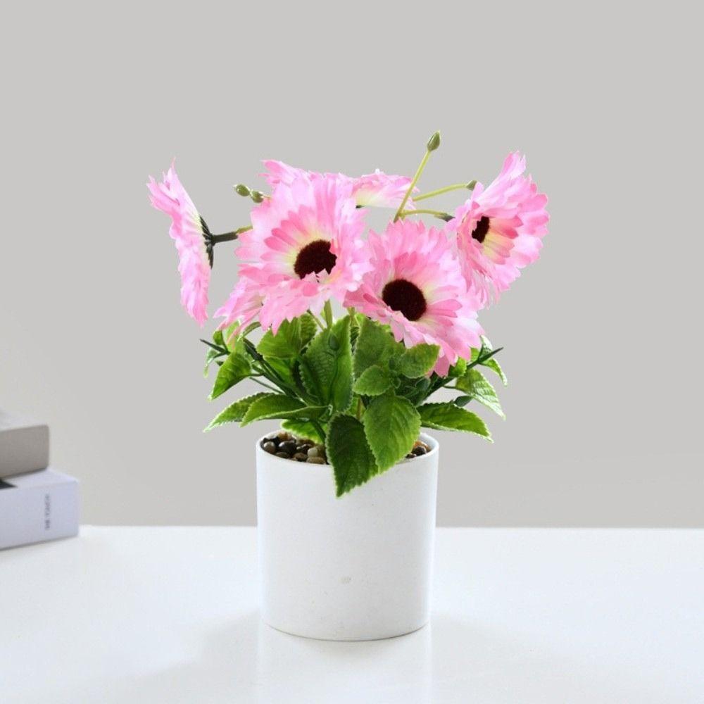 Thekenaufsteller Künstliche Blume Platzierung Topfpflanze Geschenk Kunstpflanze Blumenpott Party Dekoration