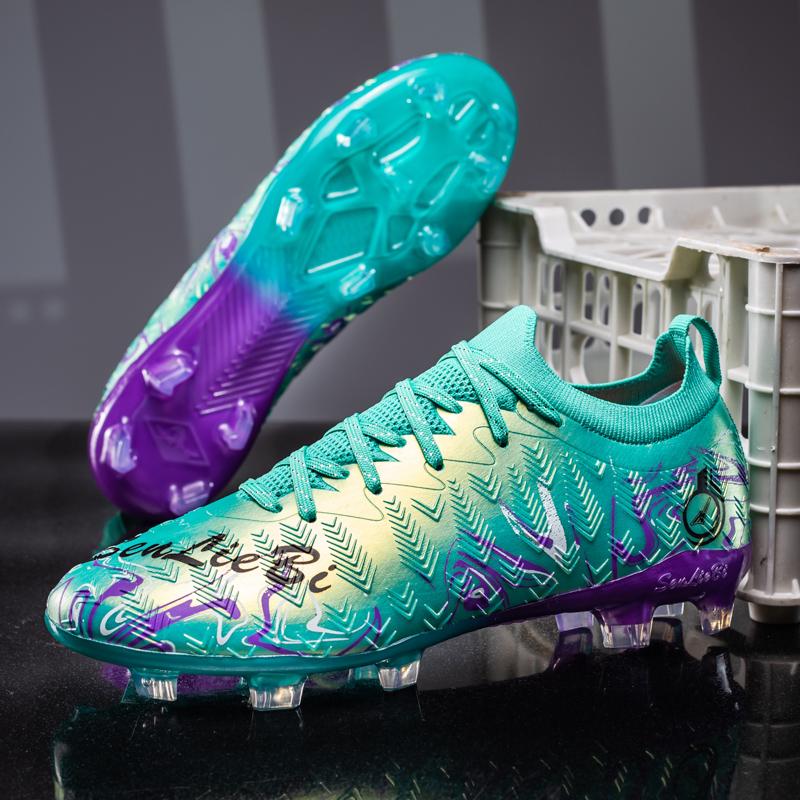 New Low Cut Trendy Professional Adult Football Shoes Support Wear-resistant Sports Shoes Training Competition Nail Shoes