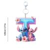 stitch acrylic cute keychain cartoon flat 2D stilt English letters ornament doll cartoon birthday gift halloween