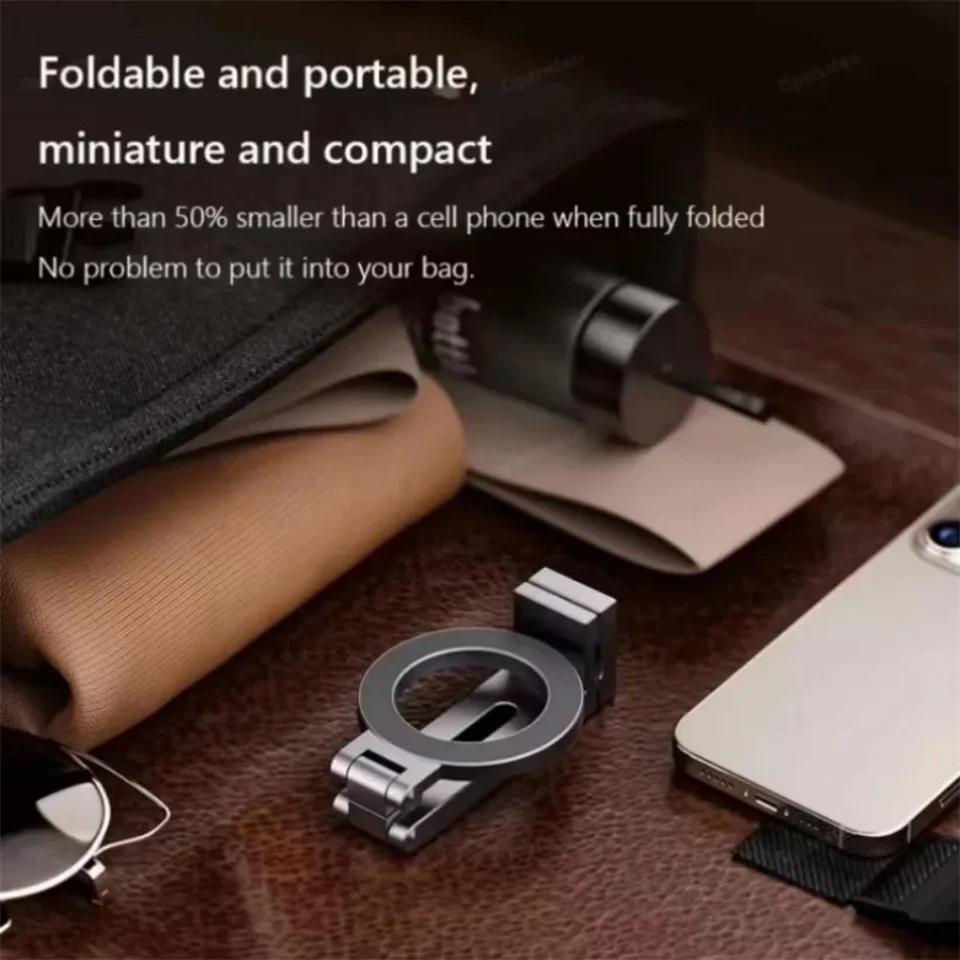Adjustable Universal Magnetic Phone Holder Travel Essentials Flexible Rotation Hands Free Airplane Phone Mount Seat Phone Stand