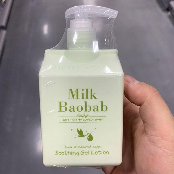 

Успокаивающий гель-лосьон Milk Baobab Baby 250 мл, корейская косметика