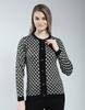 Women Woolen Full Sleeve Button Closure Regular Fit Cardigan