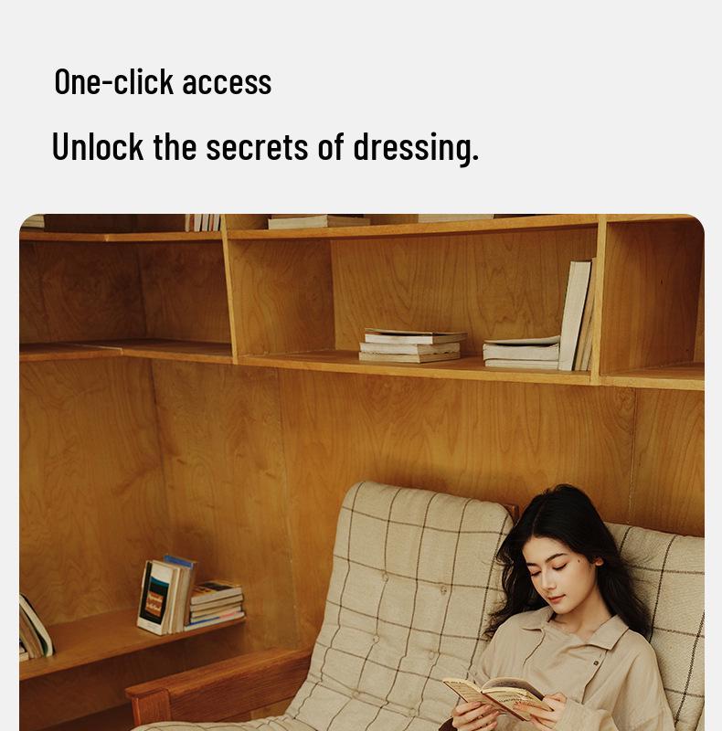 Women's Winter Indoor Cozy Plush Non-Slip Cotton Slippers with Unique Step-on-Feel