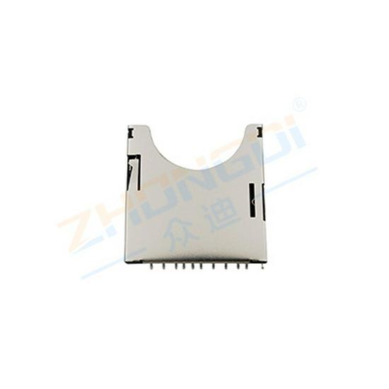 Spring-loaded Standard SD Card Socket SD-0503A-P