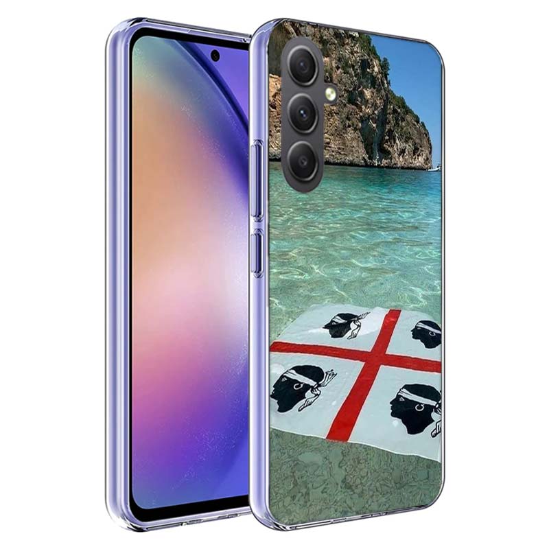 Flag of Sardinia Phone Case for Samsung A17 A37 A57 A07 A16 A26 A36 A56 A06 A02S A12 A22 A32 A52S A04S A14 A24 A34 A54 A03 A13 A
