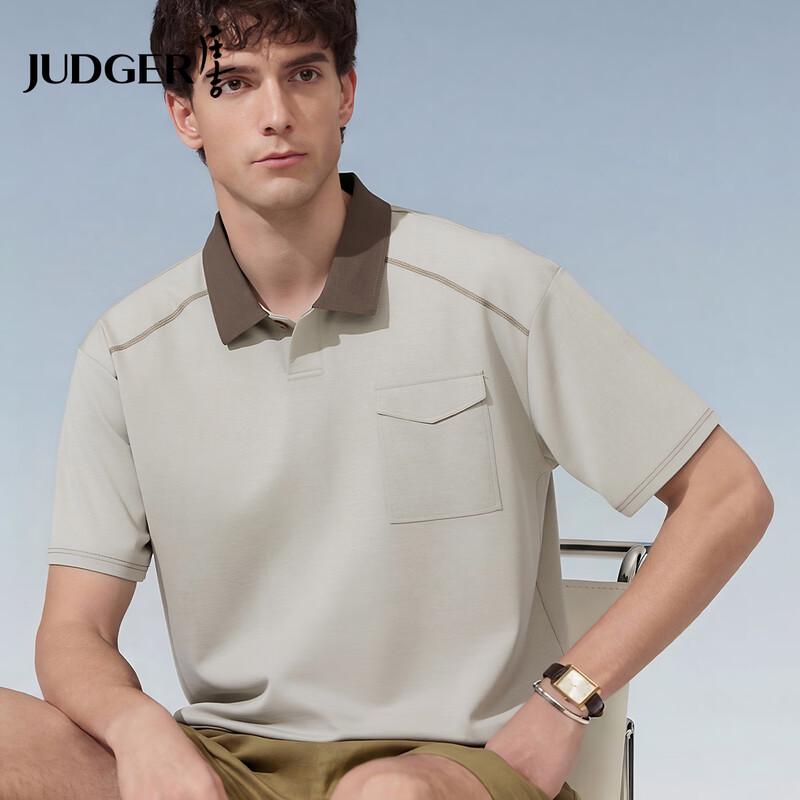 Judger Men s Natural Blend Raglan Sleeve Polo T-Shirt M