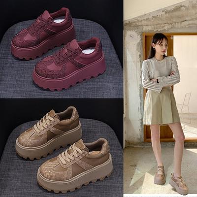 De Training Shoes Thick Sole Retro Casual Fashion Sports Board Shoes Women's Shoes