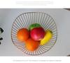 Nordic Creative Iron Art Fruit and Snack Basket for Living Room Storage