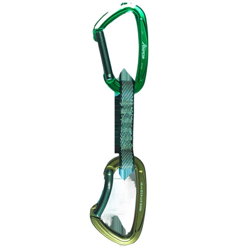 ANPEN D-Shape Screw Lock Climbing Carabiner