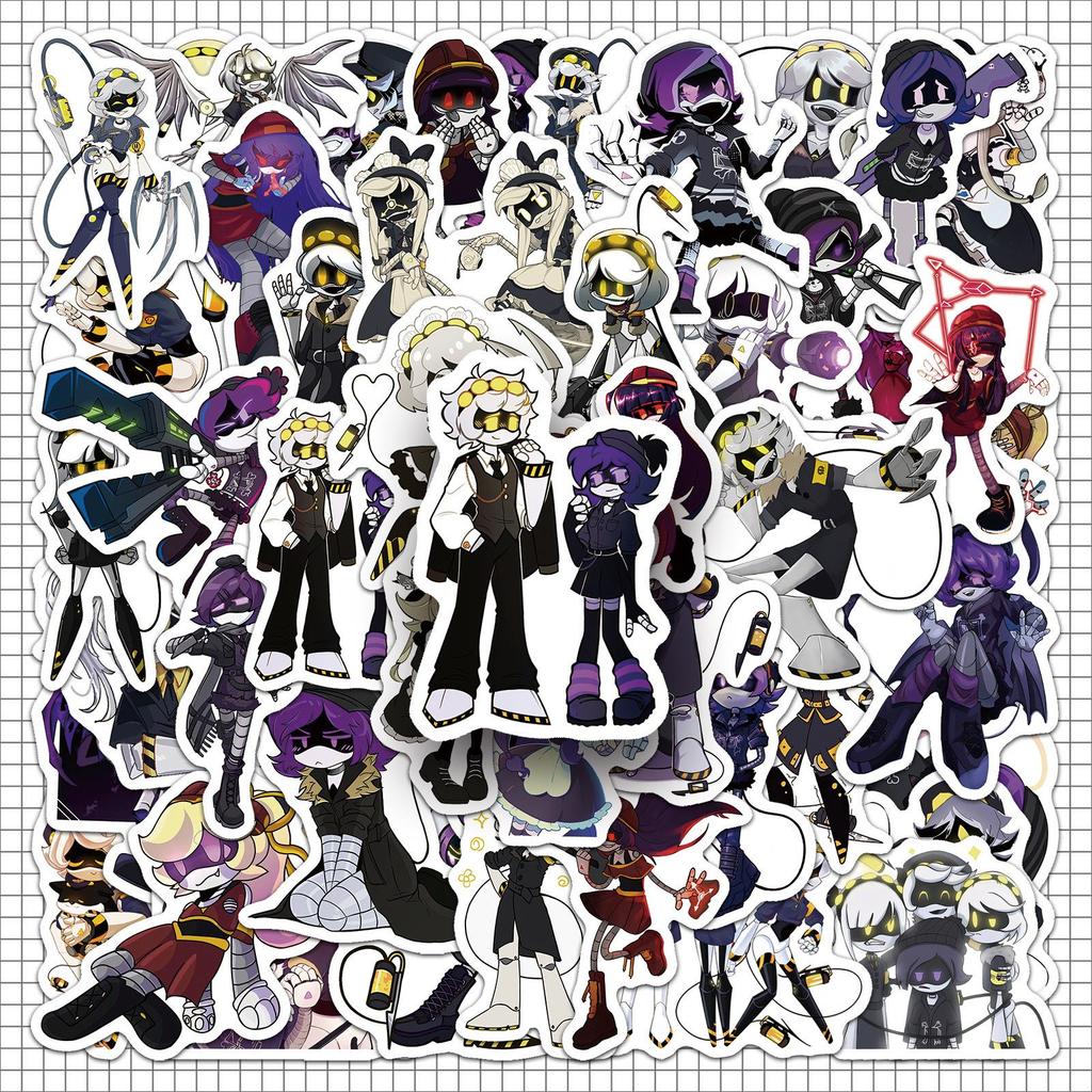 50 Creative Anime Graffiti Stickers - Skateboard, Scooter, Journal & Headphone Accessories