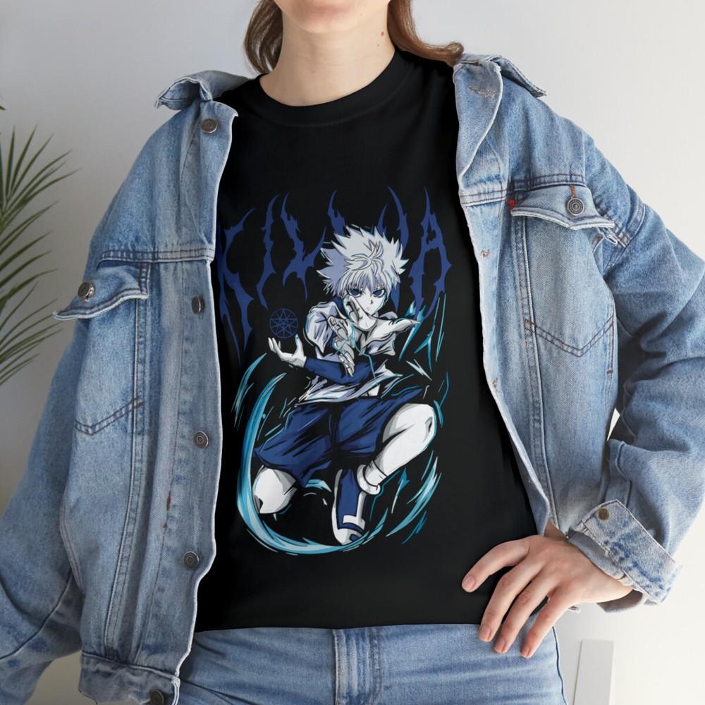 Killua Shirt Hunter X Hunter Tshirt HXH TShirt Gon Anime Hisoka Meruem Hisoka M