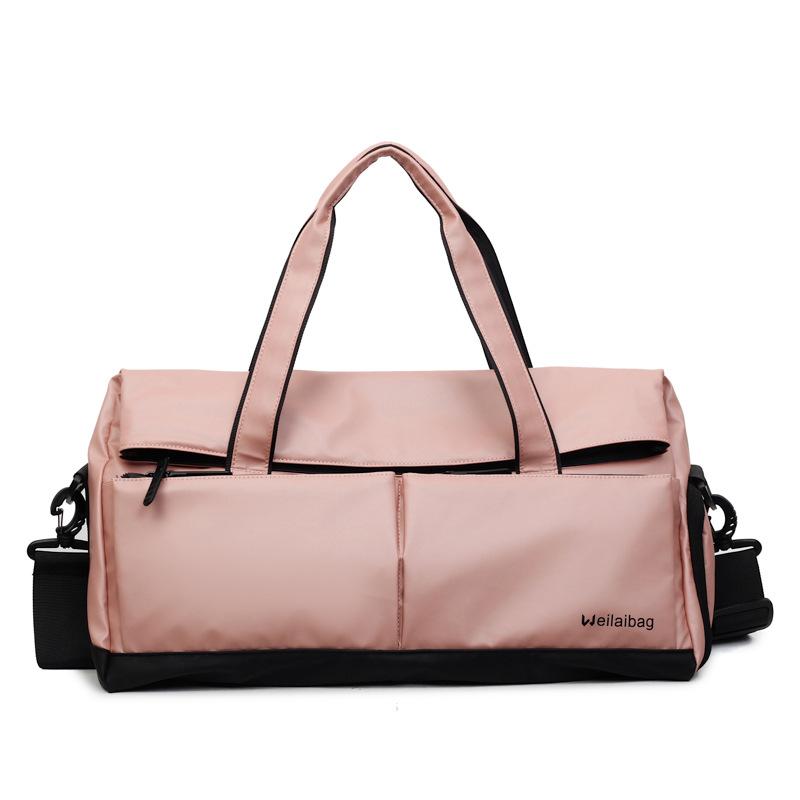 Travel Bag Large Capacity Portable Sports Fitness Training Bag Men's Short Business Trip Dry and Wet Separation Storage Luggage Bag Women