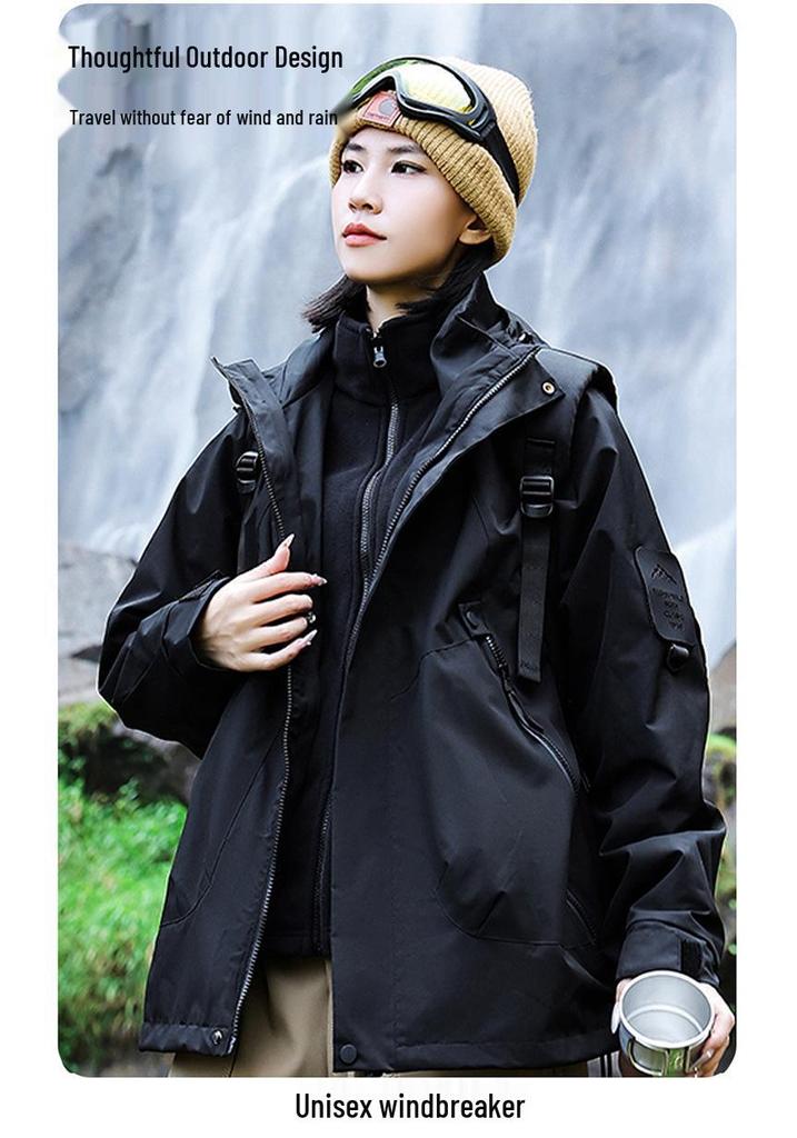 Custom Logo Waterproof Mountaineering Windbreaker - Autumn/Winter Corporate Workwear & Group Outerwear