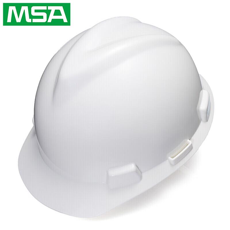 Стандартный защитный шлем MSA V-Gard из полиэтилена белый