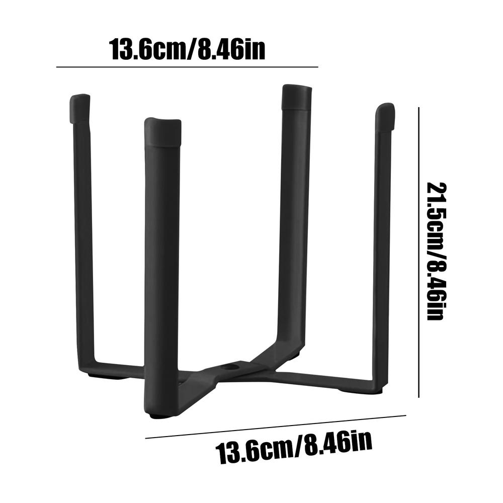 

Drying Rack For Bottles Metal Folding Cup Dryer Stand Table Garbage Bag Shelf For Home Dormitory Hotel Apartment Businesses чёрный