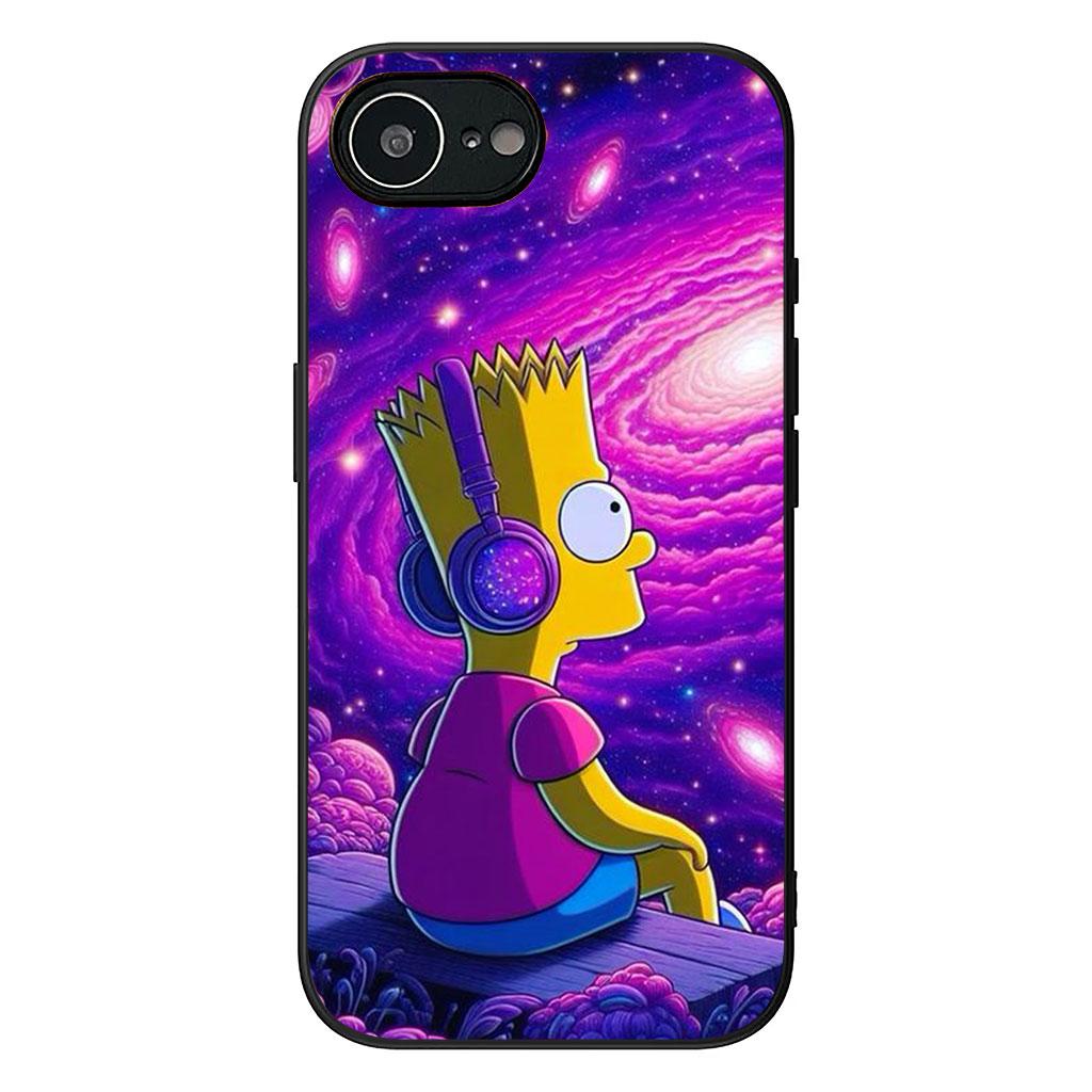 Cover per Telefono The S-Simpsons Comics Bart per Motorola Moto Edge 50 One 30 Fusion 40 neo Ultra Pro 20 Lite G50 G85 G84 E15 E14 Custodia