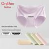 Oudifen Women's Pure Cotton 7A Antibacterial Seamless Briefs (6-Pack)