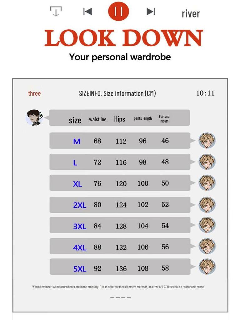 NASA NOAH American High Street Loose Straight-Leg Jeans