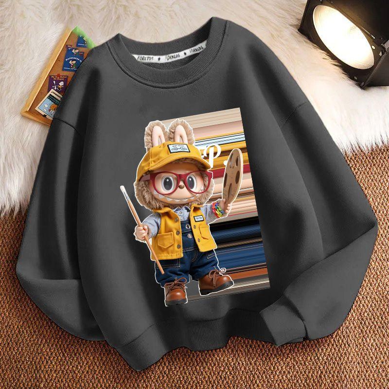 Loose Hoodies for Children, Fashionable Long-sleeved Hoodies for Boys and Girls in Spring and Autumn