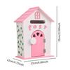 Wall Mount Mailbox Mailbox with Key Lock Wood Communication Mail Box Drop Box Letterbox for Corridor Front Door