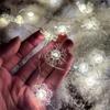 1M 10LEDs Christmas String Lights Decor Hanging Light New Year Holiday Home Xmas Navidad Holiday Christmas Pendant Drop Omaments