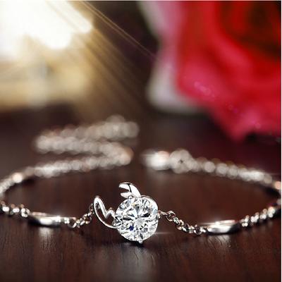 Elegant Women's Bracelet Twelve Constellation Silver-Plated Bracelet Retro Korean Type Fashion Hand Accessories