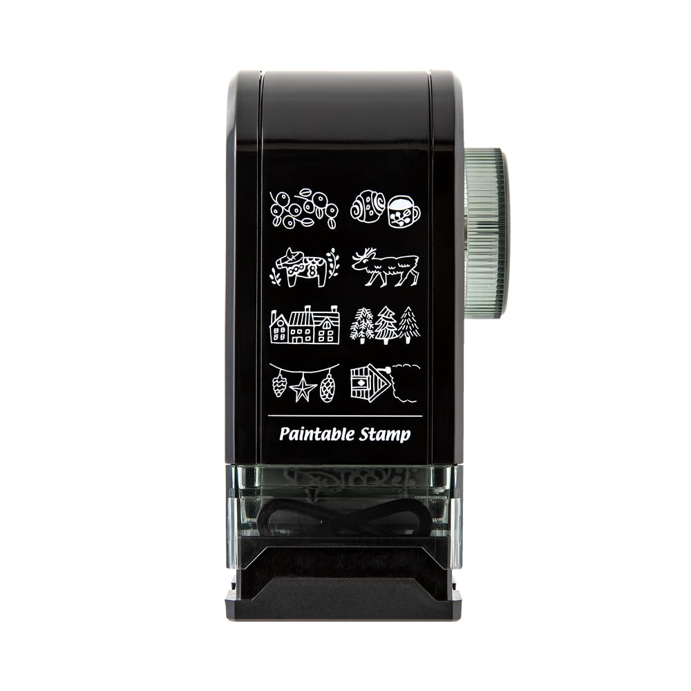 Midori Stamp Rotary Stamp Dial Nordic Pattern 35585006