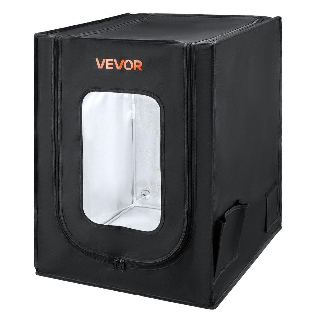 3D Printer Enclosure, Dustproof Waterproof Oxford Cloth 3D Printer Tent, Constant Temperature Protective Case with LED Lighting, Compatible with